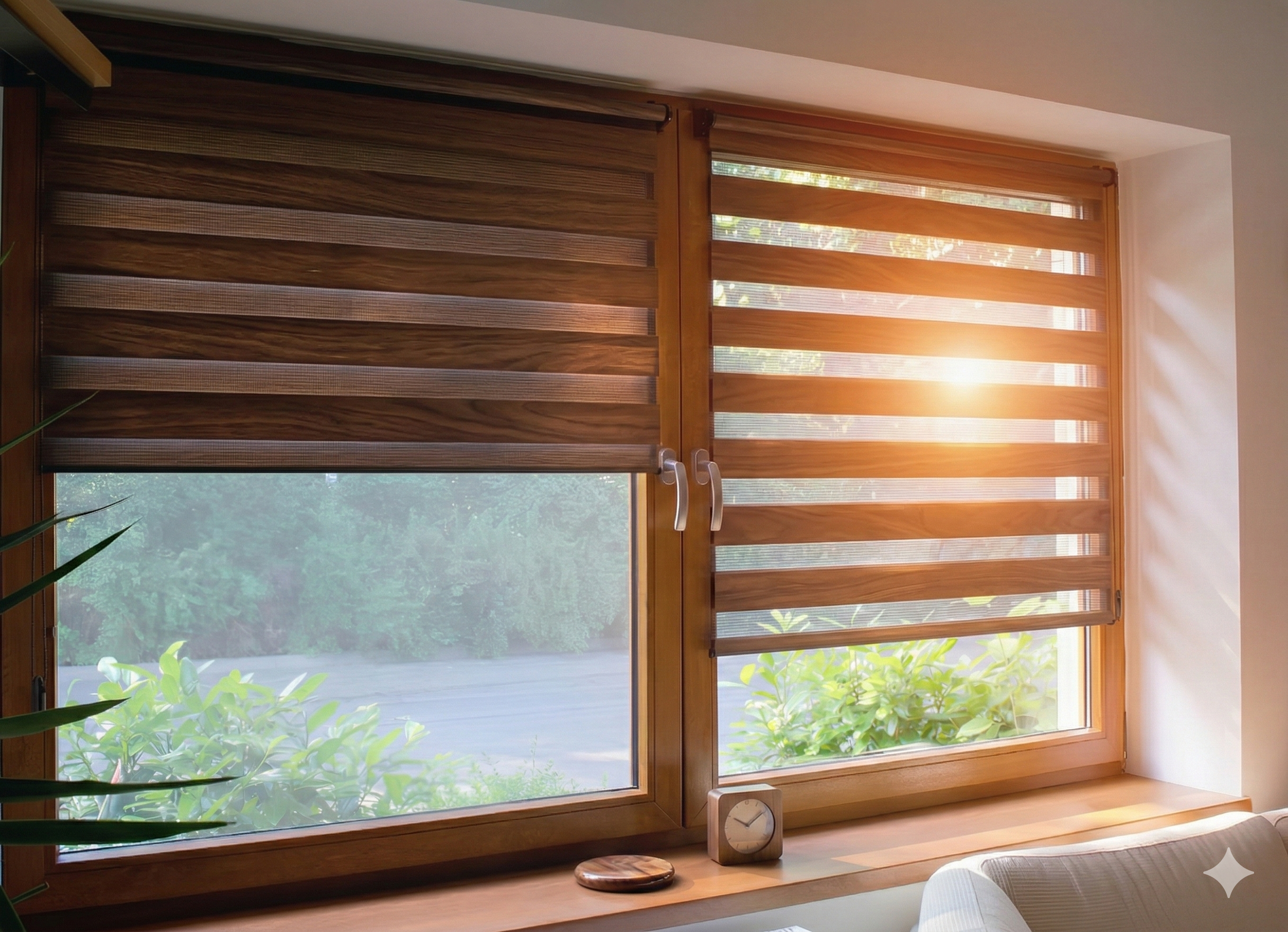 Jaluzele Zi-Noapte Wood