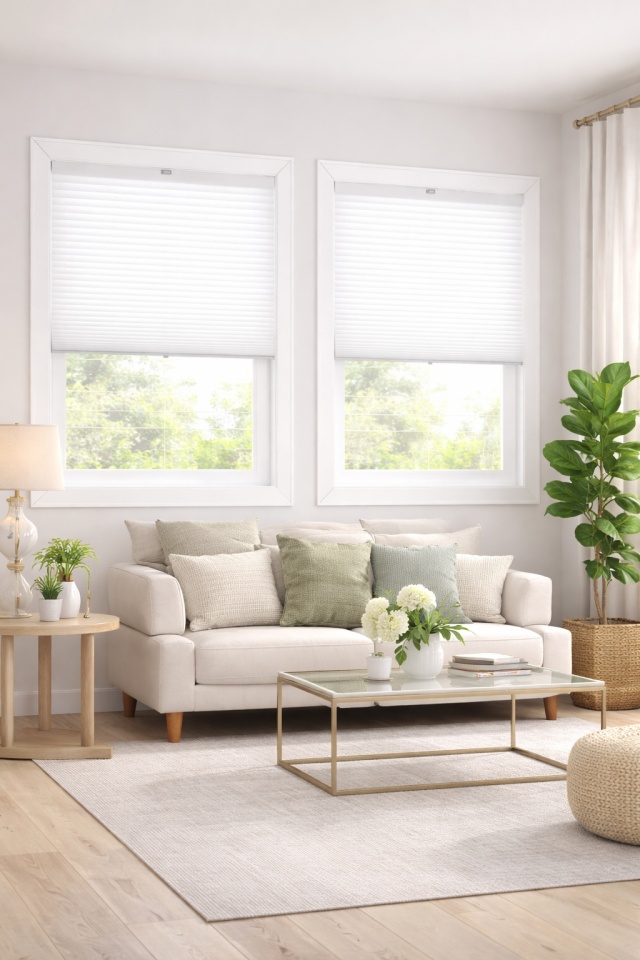 Plisse Semitransparente