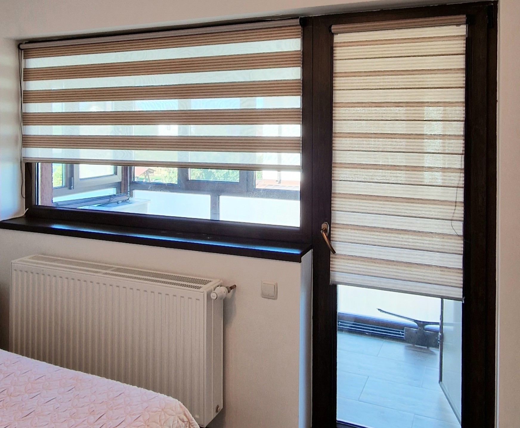 Bicolor Maro-Alb BH-2804